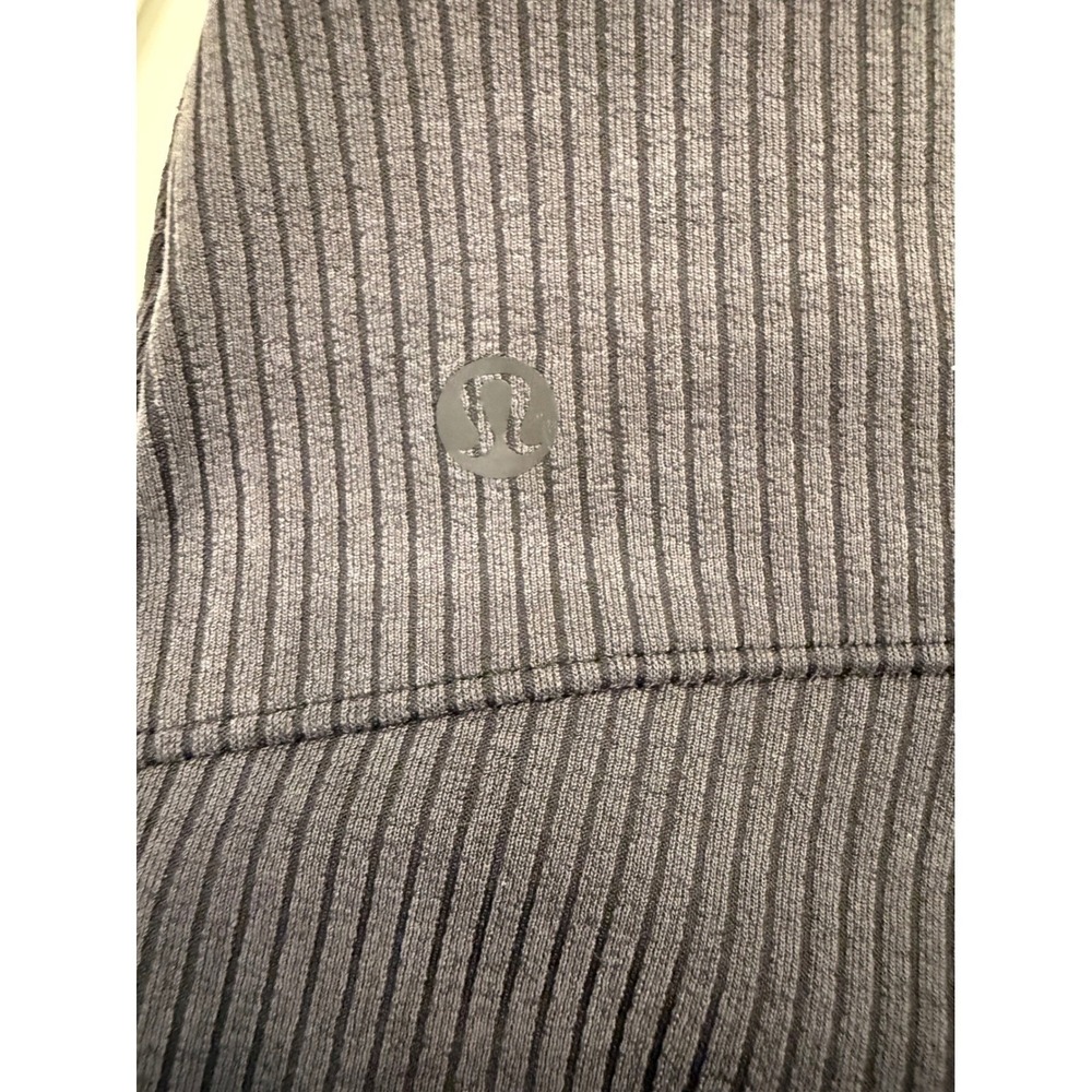 lululemon Ribbed Softstreme Flared Pant Short Womens 0 Black New High Rise 30" - Picture 7 of 12